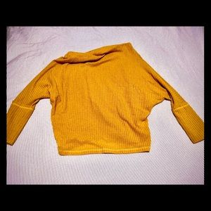 Off the shoulder sweater